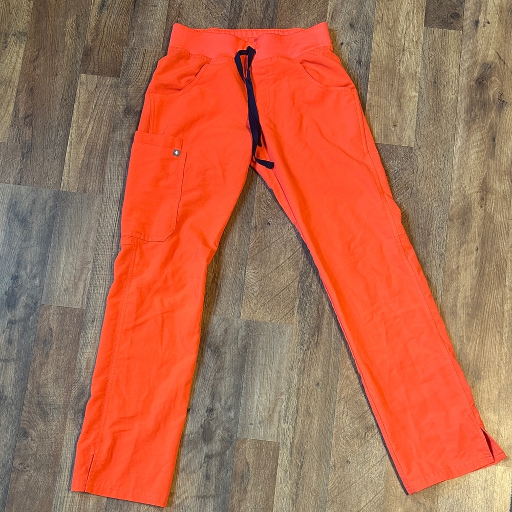 Figs kade cargo Women's Bright Orange Cargo Pants